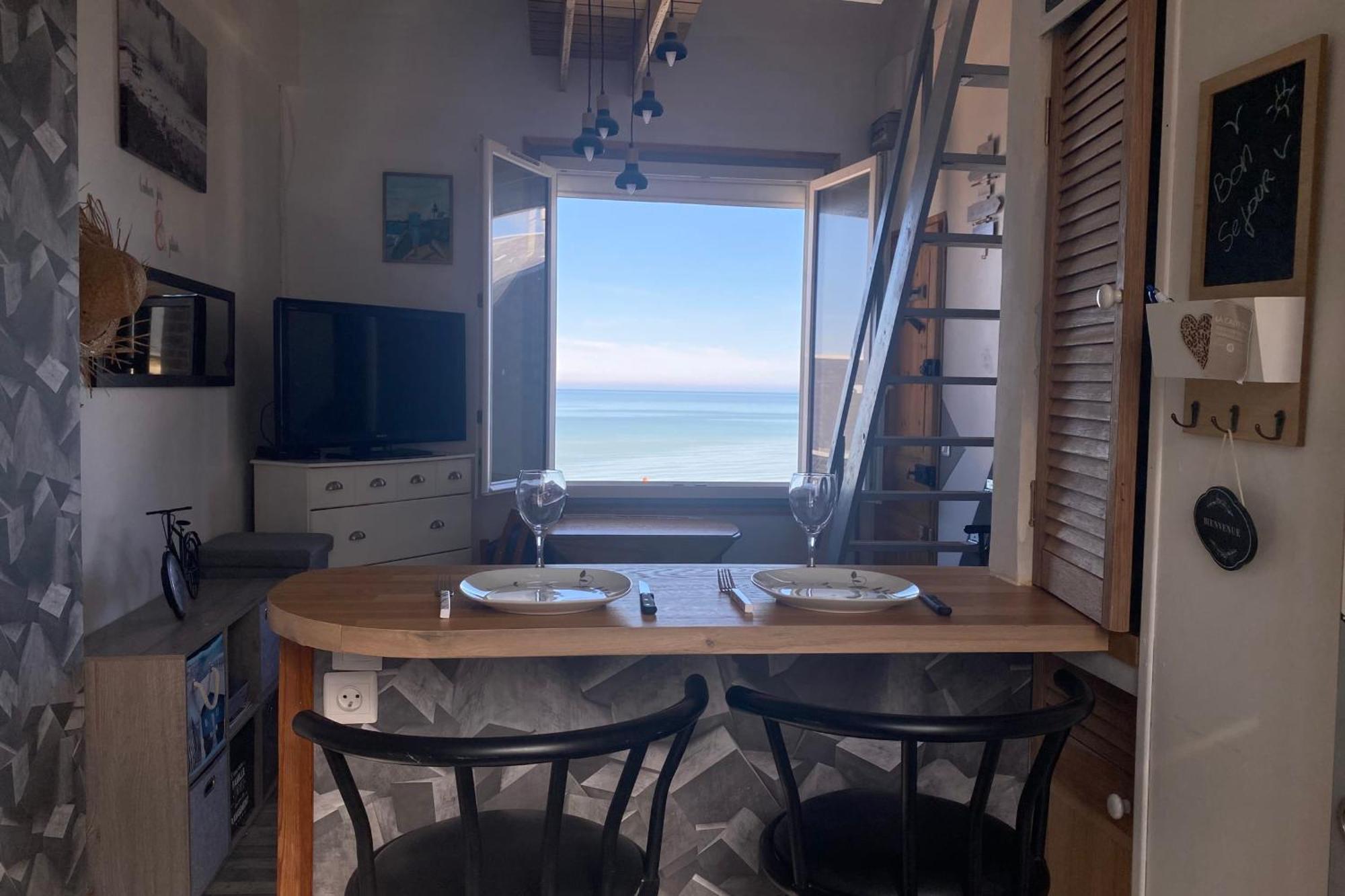 Ferienwohnung Ab19 - Reves Sales Avec Vue Mer Imprenable Ault Exterior foto